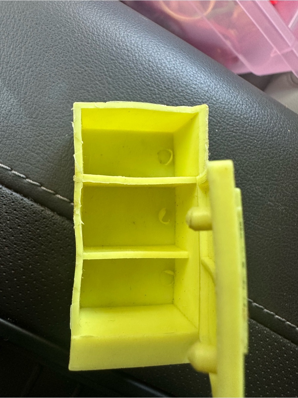 Vintage Fisher-Price Yellow Little People Kitchen Refrigerator & Stove